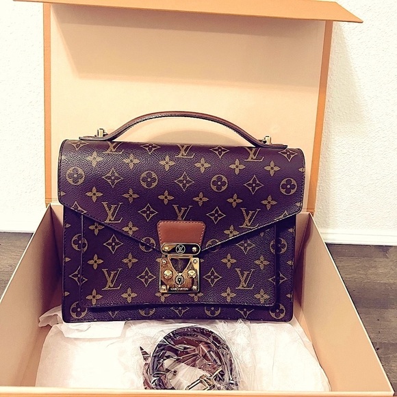 EUC AUTHENTIC LOUIS VUITTON MONOGRAM MONCEAU CROSSBODY VINTAGE *SR00**W/COA - Picture 13 of 13